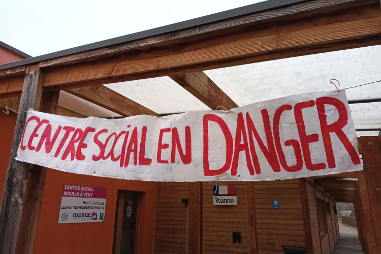 Les centres sociaux se sont mobilisés massivement le 31 janvier pour alerter sur leur situation financière. Crédit : DR.
