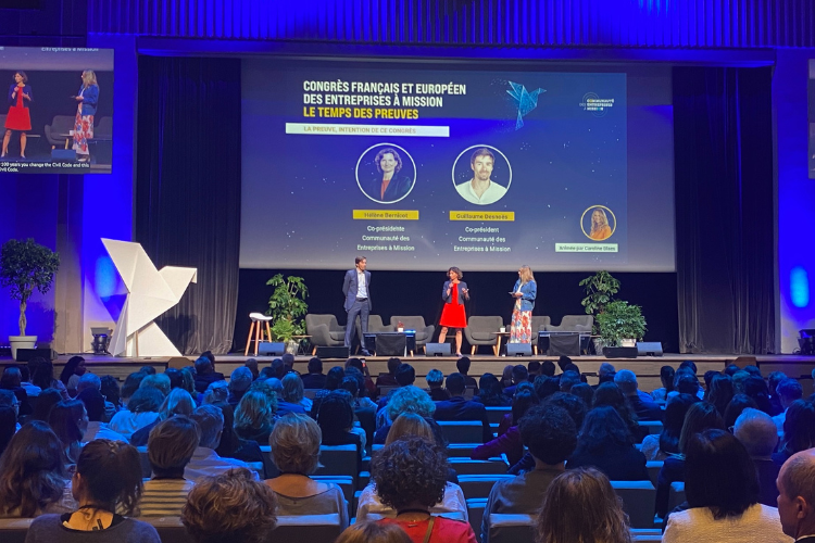 La Communauté des entreprises à mission vise un objectif de 10 000 sociétés à mission en 2027. Crédit : Carenews.