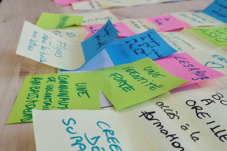 Post it colorés
