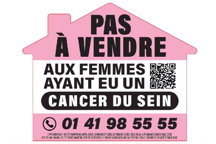 « PAS À VENDRE » - Pour Octobre Rose, CNP Assurances interpelle le grand public sur les difficultés des femmes ayant eu un cancer du sein pour accéder à la propriété