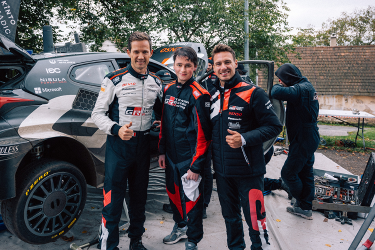 Diego a vu son vœu devenir réalité avec Sébastien Ogier.