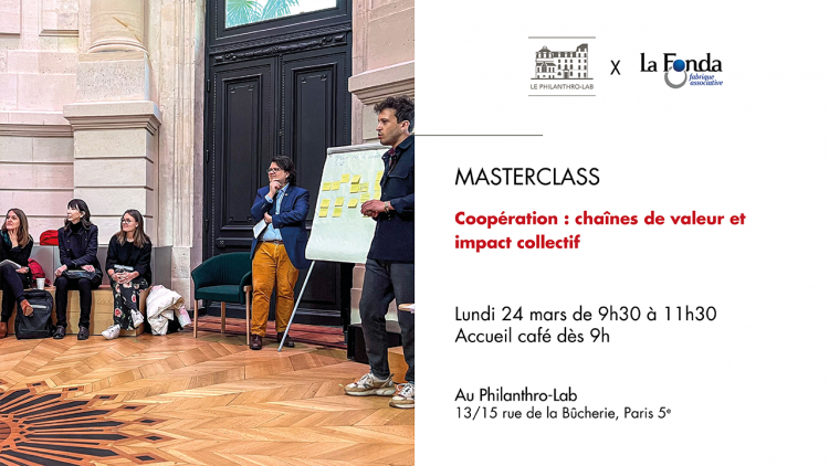 Invitation Masterclass coopération et impact collectif - La Fonda x Philanthro-Lab