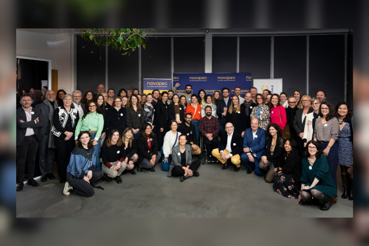 Soirée organisée par Novapec avec les lauréat de son appel à projets en régions. © Marylou Mauricio