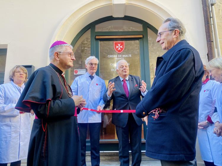 Inauguration du centre de soins bayonnais de l’Ordre de Malte France