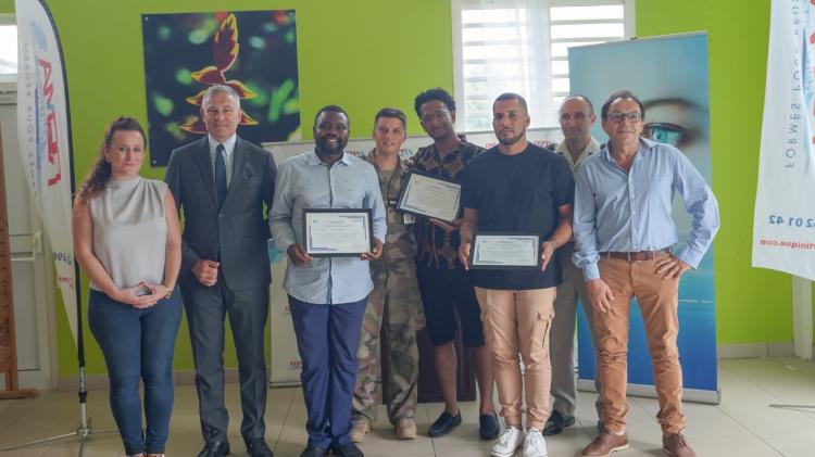 La Fondation CMA CGM soutient les jeunes du Service Militaire Adapté : les premiers lauréats martiniquais dévoilés