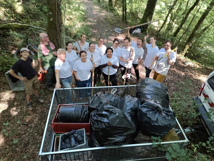 World Cleanup Day Fondation SOMFY et Apollon 74