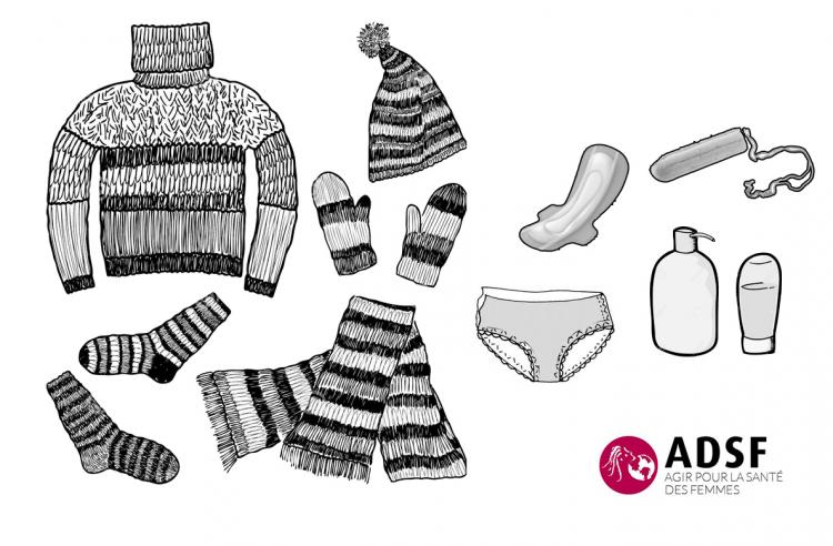 Aidez-nous à distribuer des kits d'hygiène et des vêtements chauds !