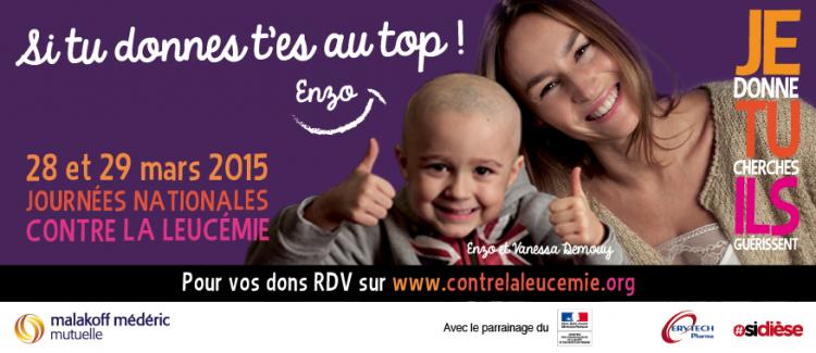 28 et 29 mars : les journées nationales contre la leucémie