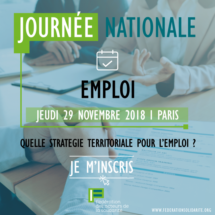 Journée nationale Emploi : quelle stratégie territoriale pour l'emploi ?