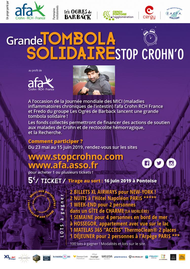 Une tombola exceptionnelle pour lutter contre la maladie de Crohn & la RCH !