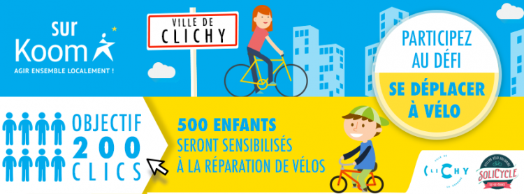 200 CLICS = 5000€ pour SoliCycle Clichy