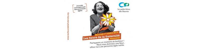 Journée internationale des personnes âgées offrez des fleurs avec PFPauvres