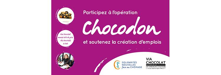 Opération CHOCODON jusqu'au 31 janvier 2018