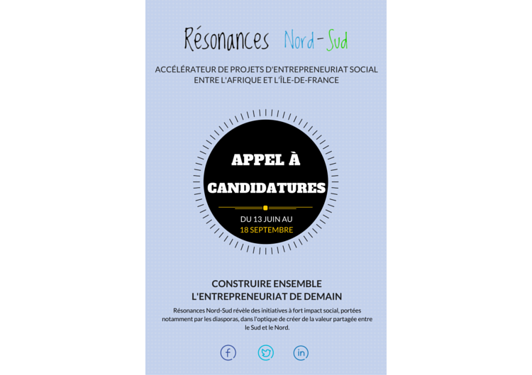 Le troisième appel à candidatures de Résonances Nord-Sud est lancé !
