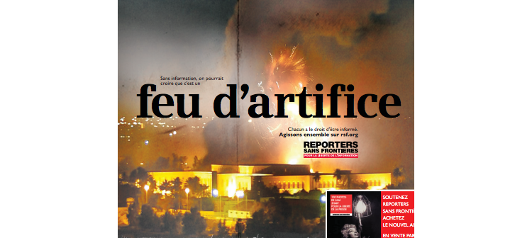 Une campagne choc pour Reporters Sans Frontières