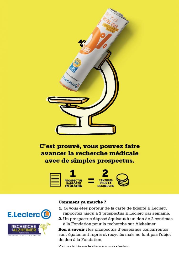 Faire avancer la Recherche sur Alzheimer avec des prospectus ? C'est possible !