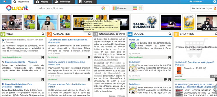 QWANT, le moteur de recherche éthique
