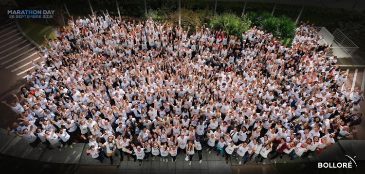 Le Groupe Bolloré se mobilise à l'occasion de la 4e édition du Marathon Day