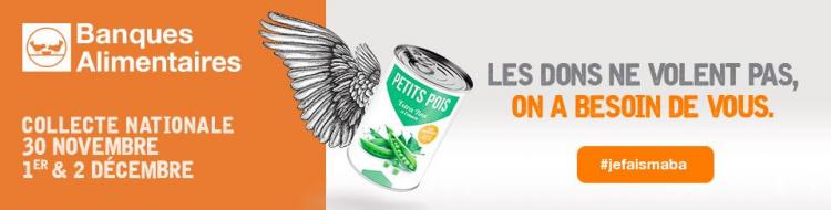 La Collecte Nationale des Banques Alimentaires c'est bientôt !