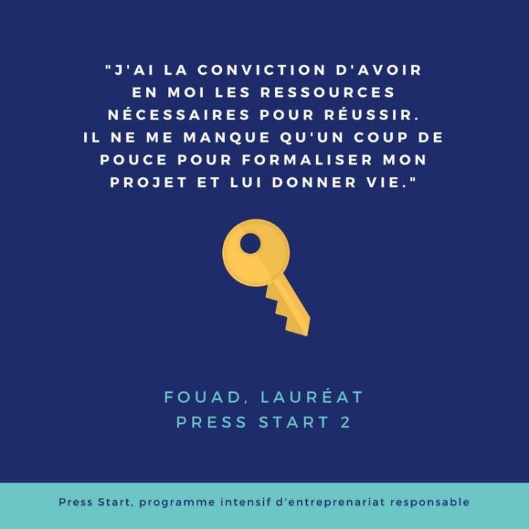 Candidatures ouvertes pour le programme d'entreprenariat responsable Press Start