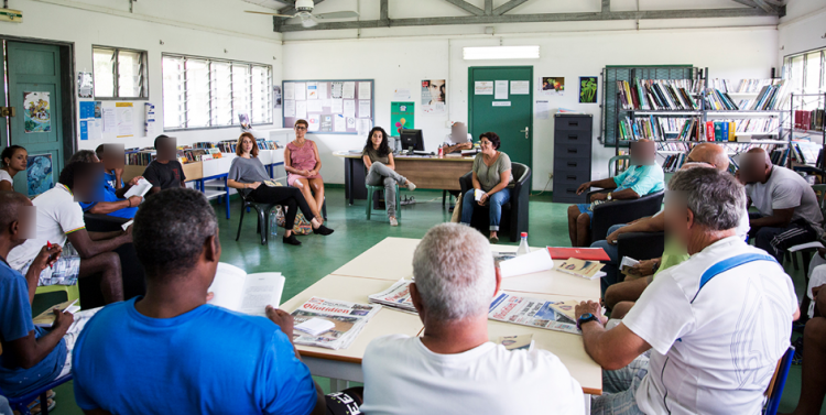 Première rencontre auteur pour les personnes détenues du Port à La Réunion