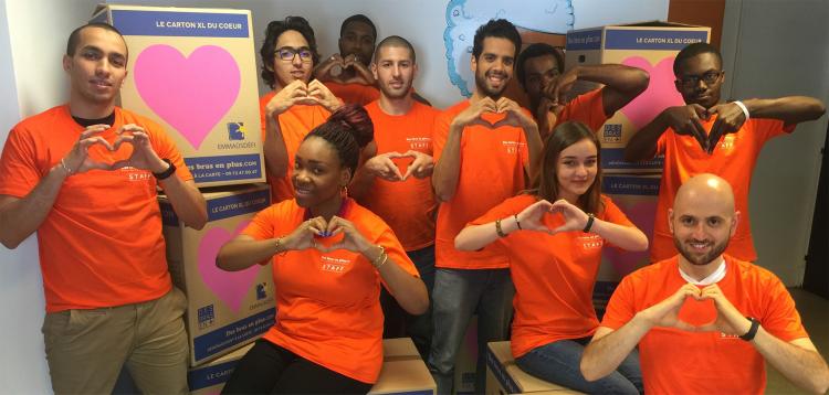 Déménager solidaire avec Emmaüs Défi et Des bras en plus : Les Cartons du cœur