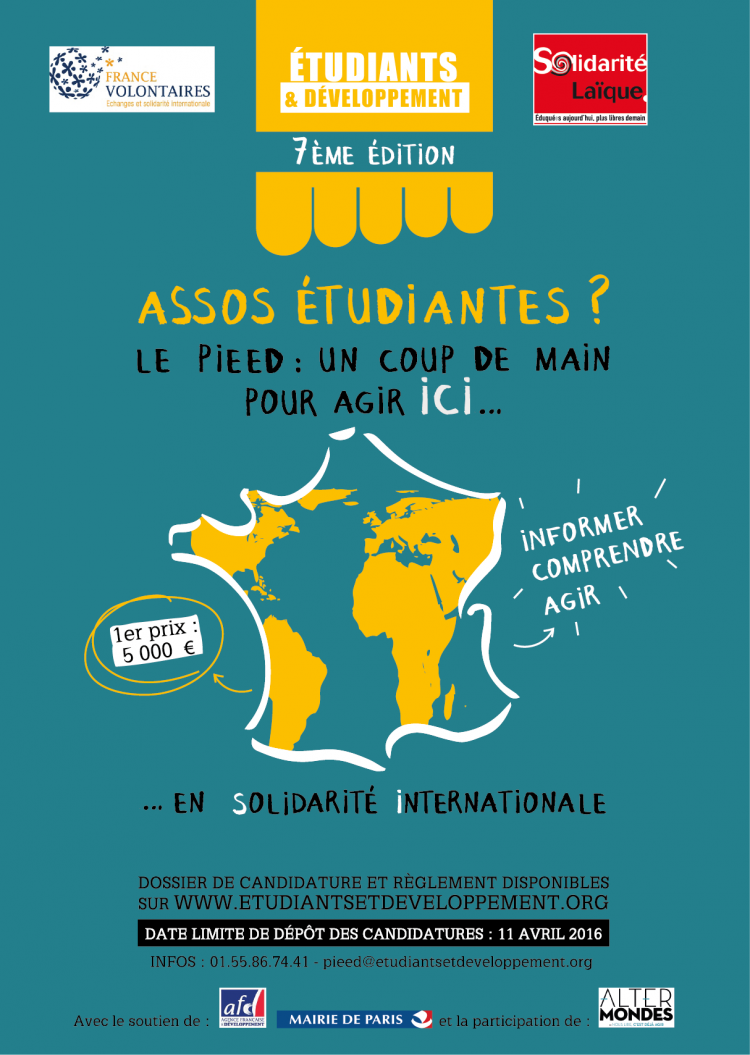 Le PIEED, un coup de main aux assos étudiantes de solidarité internationale !