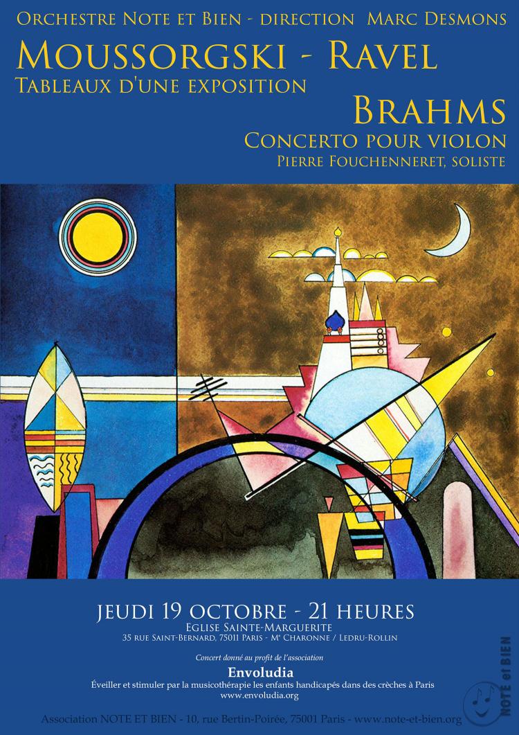 CONCERT LES 19, 21 ET 22 OCTOBRE DE L'ENSEMBLE NOTE & BIEN