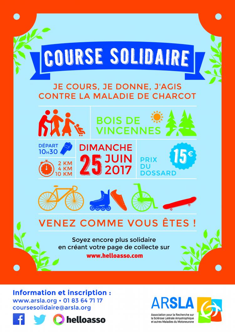 Course solidaire contre la maladie de Charcot