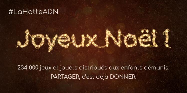 L'Agence du Don en Nature met à disposition 234 000 jeux et jouets pour ses associations pour Noël