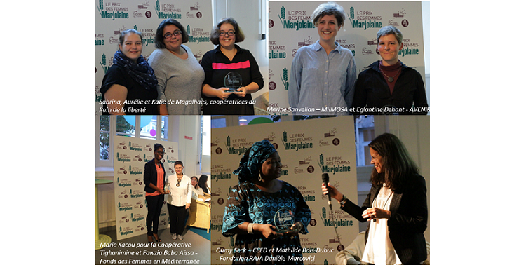 BRAVO AUX QUATRE LAUREATES DU PRIX DES FEMMES MARJOLAINE 2016 !