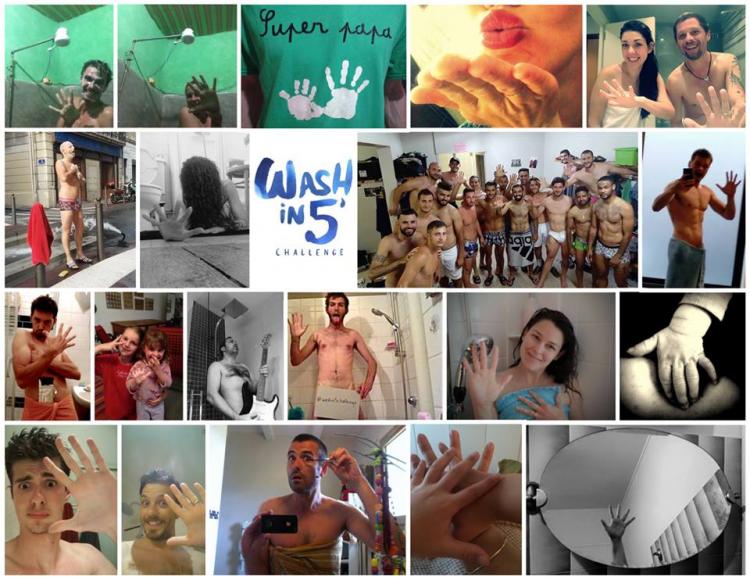 Avec le Wash in 5 Challenge, Be a hero, wash in 5