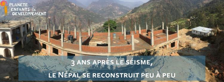 3 ans après le séisme, le Népal se reconstruit peu à peu