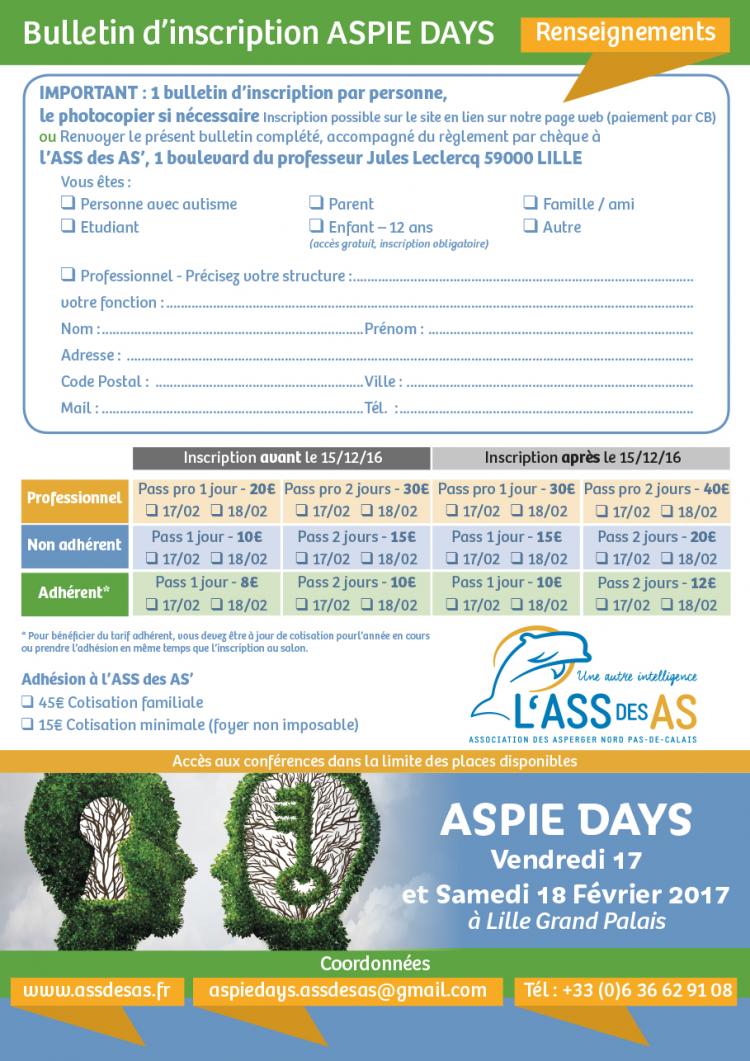 Aspie Days c'est bientôt !