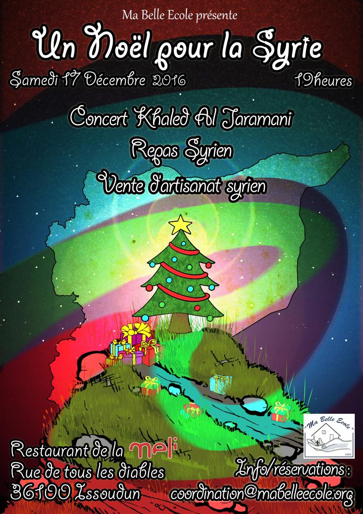 Ma Belle Ecole organise "Un Noël pour la Syrie" à Issoudun !