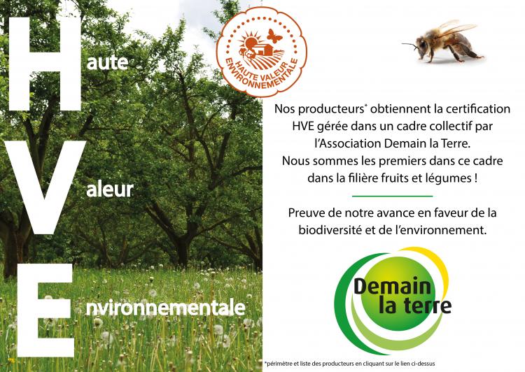Obtention certification HVE gérée dans un cadre collectif par Demain la Terre
