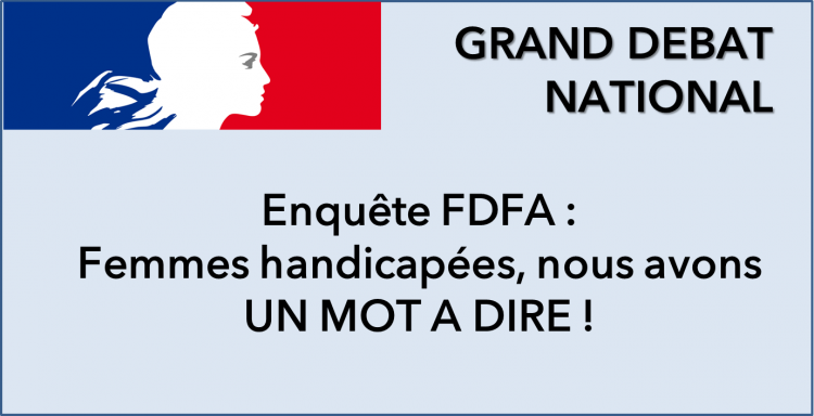 Nous, femmes handicapées, avons UN MOT A DIRE !