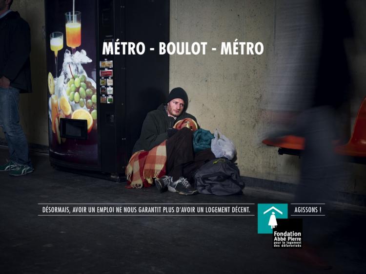 En CDI mais SDF, la nouvelle campagne de la Fondation Abbé Pierre