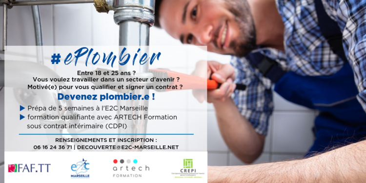 Nouvelle formation #ePlombier à l'E2C Marseille