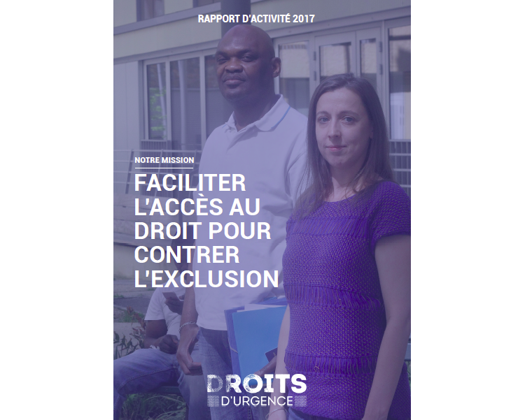 Le rapport annuel 2017 de Droits d'urgence est en ligne !