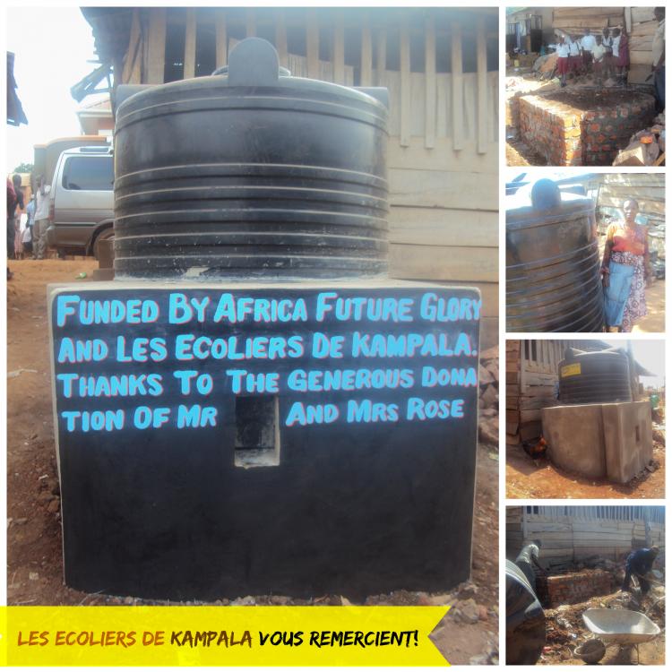 De l'eau pour les enfants de Kampala!