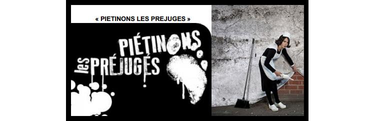 Piétinons les préjugés! Campagne de sensibilisation sur le handicap.