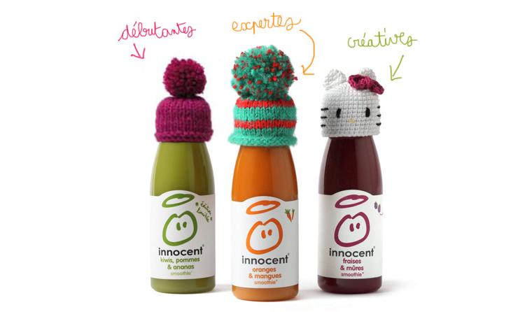 INNOCENT: plus de 300 000 bonnets coifferont les bouteilles de smoothies