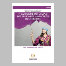 Fondation Malakoff Mederic - 1er baromètre sur l'emploi des personnes handicapées en entreprise 