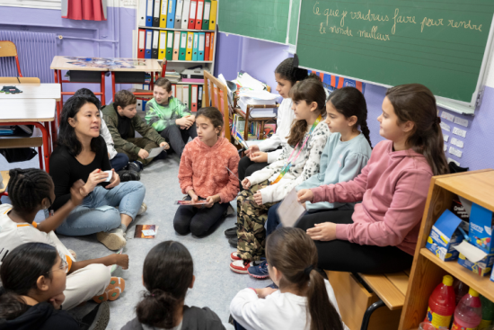 La Fondation Transdev agit pour lutter contre le décrochage scolaire en soutenant l’association le Sens de l’école - Crédit photo : Grégoire Maisonneuve