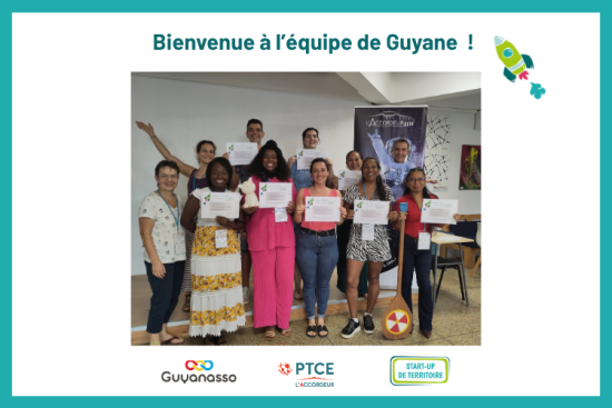 L’équipe de Guyane est labellisée Start-Up de Territoire 
