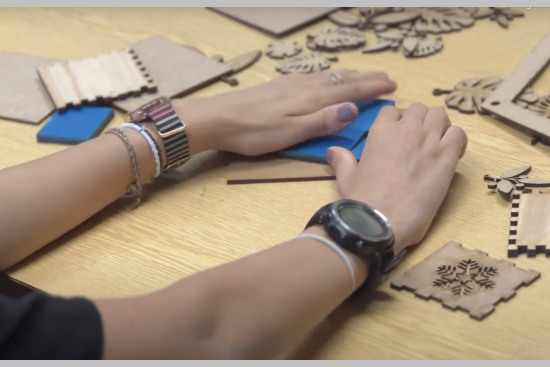 Au Tacti-Lab de Villeurbanne. Crédit : Fondation Orange