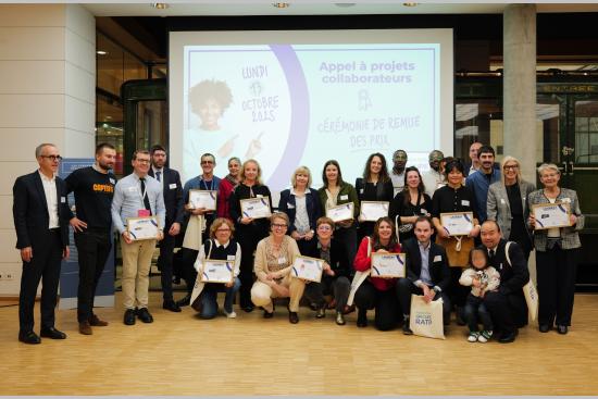 Cérémonie de remise des prix de l'appel à projets collaborateurs de la Fondation Groupe RATP - Crédit photo : RATP - Stéphane Dussauby