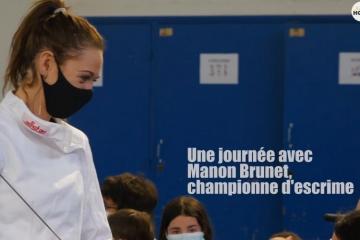 [Transmettre et inspirer] Rencontre entre Marion Brunet et des élèves de Vaucresson. Crédit photo : capture d'écran.