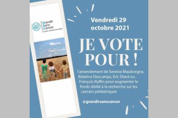 Cancers pédiatriques : plusieurs amendements débattus ce 29 octobre 2021